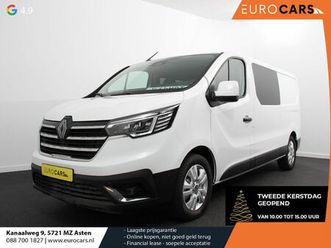 renault trafic 2.0 blue dc1 150 edc t30 l2h1 advance dubbele cabine navigatie airco lichtmetalen velgen betimmering trekhaak camera parkeer sensoren dab