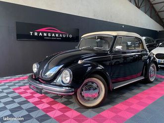 volkswagen coccinelle cabriolet 1302 44 cv / carte grise collection / ct ok / 16000 miles