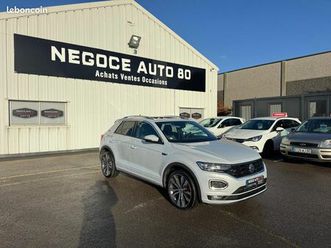 volkswagen t-roc 2.0 tdi 190 cv dsg7 4motion r-line 125000 km carplay attelage amovible cockpit