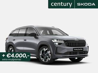 skoda kodiaq - sportline business 1.5 tsi phev 150 kw / 204 pk su