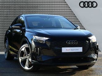 audi q4 sportback e-tron black edition 45