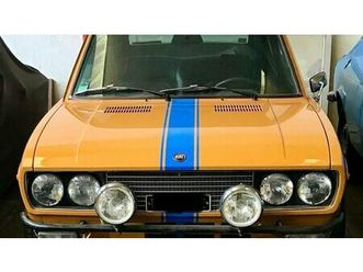 1972 fiat 128 jaune manuel, 5 vitesses conduite à gauche...