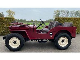 1948 jeep cj2a marron manuel, 3 vitesses conduite à gauch...