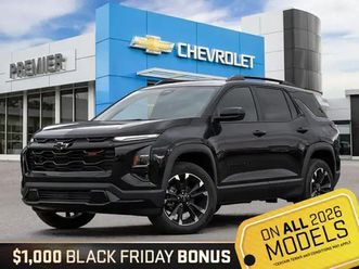 2026 chevrolet equinox awd rs