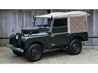 1952 land rover series 1 donkergroen manuel, 4 vitesses c...
