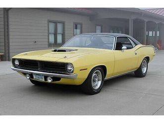 1970 plymouth hemi 'cuda hardtop 4-speed with optional super track pak