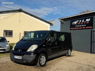 renault trafic 2 2.5 dci 150 cabine approfondie 6 places
