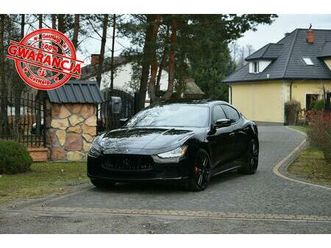 maserati ghibli nerissimo edition 3.0v6 350km 2017r. lift bezwypadkowy idealny kampinos