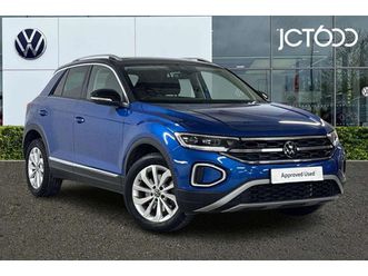 volkswagen t-roc 2.0 tdi 150 evo style 5dr suv 2023, 8204 miles, £24364 - 32997277 - exchangeandmart.co.uk