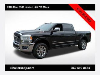 used 2020 ram 3500 limited crew cab 4x4 6'4' box