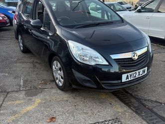 vauxhall meriva 2012