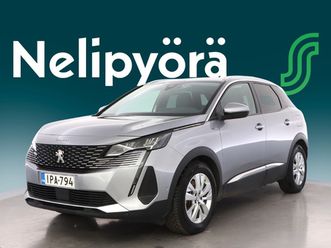 peugeot 3008 allure pack motion hybrid 225 eat8-automaatti - | 1om. suomi-auto | merkkiliikkeen huoltokirja| kamera | adapt.vakkari | navi |