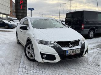 honda civic tourer 1,8i comfort - 14 päivän palautusoikeus - 2.om-suomi-auto, huollettu 10/25, blis, p.kamera, lohko+sp, vakkari - ilmainen kotiintoimitus! - j.