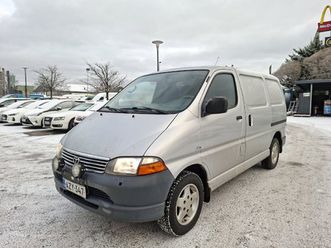 toyota hiace hiace van 2.5td-klh12l-sbmryw/299 - 14 päivän palautusoikeus - ** suomi auto / lohkolämmitin / p.tutkat / kahdet renkaat / vakionopeudensäädin **