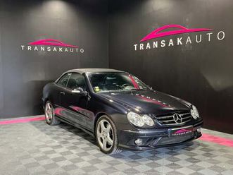 mercedes classe clk cabriolet 350 avantgarde / derniers suivis chez mercedes / capote electrique /sieges chauffant