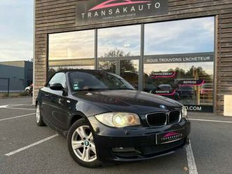 bmw serie 1 cabriolet e88 luxe *radar arriere et avant* 120d 177 ch