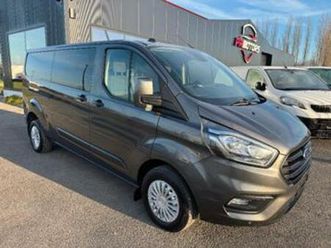 ② ford transit custom 2.0 td l2 lang 6 plaatsen lichte vracht — camionnettes & utilitaires — 2ememain