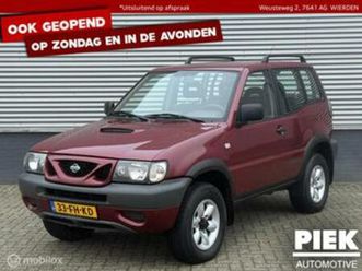 nissan terrano 2.4 comfort 4x4 airco, trekhaak — nissan — marktplaats