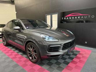 porsche cayenne coupe e-hybrid 3.0 v6 462 ch bva + porsche approved 06/26 + pdls + caméra 360 + attelage + toit panoramique