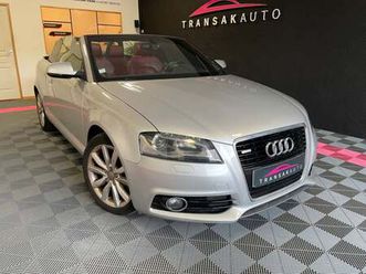 audi a3 cabriolet 2.0 tdi 140ch bvm6 ambition luxe pack s line / distri neuve / capote neuve