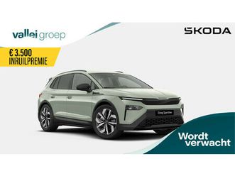 škoda elroq sportline 210 kw / 286 pk | levering in 2025! | navi | stoel/stuurwielverwarming | keyless entry |