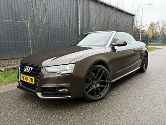 audi a5 cabriolet 1.8 tfsi pro line s / s-line / leer / navi / memory / 101dkm! nap!