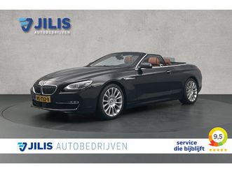 bmw 6-serie cabrio 640i individual edition l nap | leder | stoelverwarming | navigatie | led