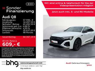 sportback 55 e-tron s-line matrix/ahk/pano/ac