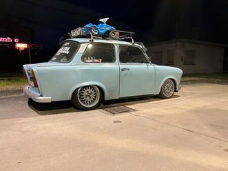 trabant 601 tuning tief limousine himmelblau