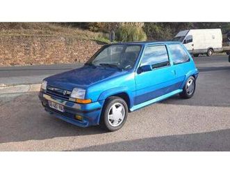 1988 renault super 5 bleu manuel, 5 vitesses conduite à g...