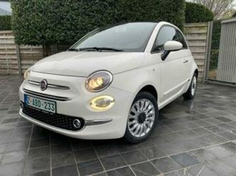 ② fiat 500 1200cc **64000km** pano dak **navi *pdc*alu velgen* — fiat — 2ememain