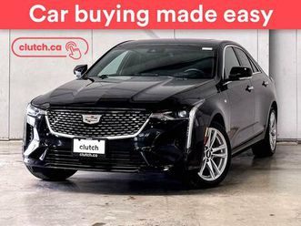 used 2023 cadillac ct4 luxury w/ apple carplay, heated front seats, rearview cam