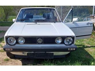 vw golf 1 cabrio "etienne aigner" | rostfrei & neues verdeck