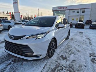 toyota sienna hybrid 2025 limited platinum ti 7 places