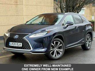2020 lexus rx 3.5 450h v6 suv 5dr petrol hybrid e-cvt 4wd euro 6 (start/stop) (313 ps) estate petrol/ele...