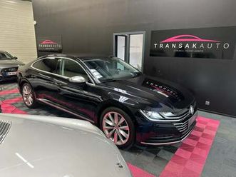 volkswagen arteon 2.0 tdi 150 cv bmt dsg7 elegance exclusive + caméra 360 ° + keyless + sieges av/arr chauffants + hayon electrique