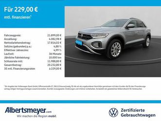 volkswagen t-roc 2.0 tdi life +parklenk+klima+lm