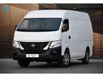 nissan urvan 3-seater manual (4-door) nv350 highroof delivery van gcc manual white
