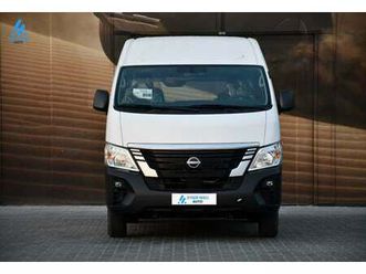 nissan urvan 3-seater manual (4-door) nv350 highroof delivery van gcc manual white