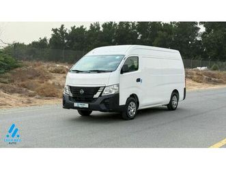 nissan urvan 3-seater manual (4-door) nv350 highroof delivery van gcc manual white