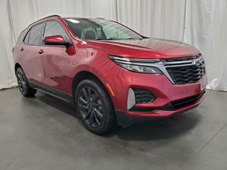 chevrolet equinox 2023 rs awd sieges chauffants demarrage a distance barres de toit apple carplay/android auto