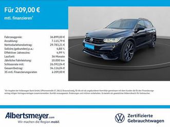 volkswagen tiguan r 2.0 tsi 4motion +akra+ahk+navi+matrix