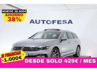 volkswagen passat 2.0 tdi variant r line auto 150cv 5p #cuero, led iq light, navy,parktronic