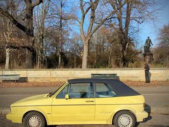 vw golf cabriolet sonnengelbe rarität bj 91/oldtimer/ tüv neu