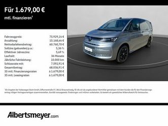 volkswagen t7 multivan 2.0 tdi goal +lang+ahk+matrix