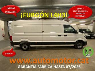 volkswagen crafter 35 furgon bl ta l4h3 2.0tdi 103kw 140cv