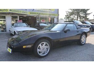 1989 chevrolet corvette noir manuel conduite à gauche in...