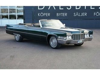 cadillac deville de ville convertible prisvärd lyxkryssare