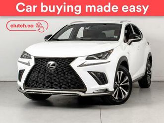 used 2019 lexus nx 300 f sport 1 w/bluetooth, cruise control, rearview camera