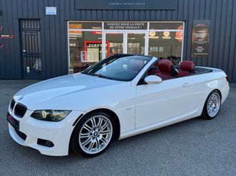 bmw serie 3 cab e93 zf6/vidéo youtube 4k/ 335i n54 pack m 306 ch bi turbo 3.0 l hamann /import japon /car play android 11